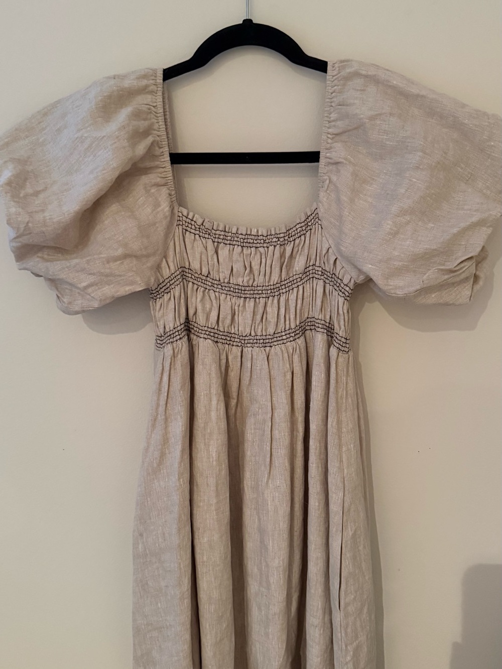 DISSH Bianca Natural Linen Maxi dress - Picture 2 of 3